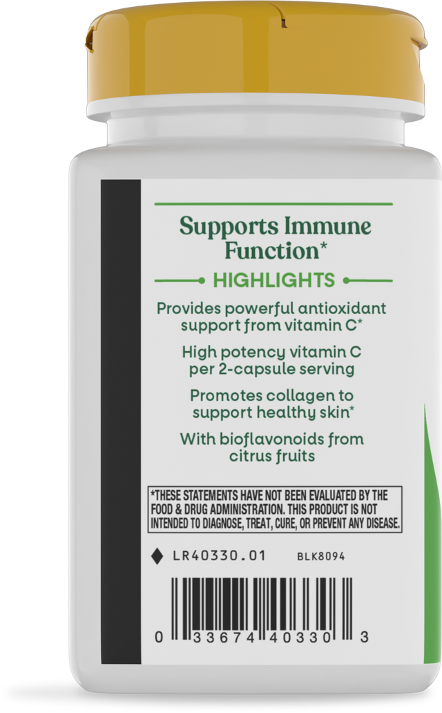 <{%360IMAGE2_40330%}>Nature's Way® | Vitamin C with Bioflavonoids - left side of pack