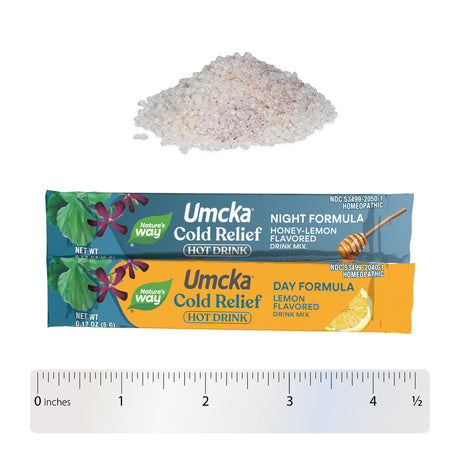 <{%360IMAGE4_10601%}>Nature's Way® | Umcka Cold Relief Hot Drink - Powder and ruler