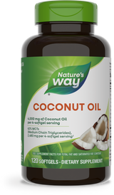<{%PRIMARY_10009%}>Nature's Way® | Coconut Oil, 120 softgels