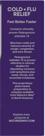 <{%360IMAGE3_15182%}>Nature's Way® | Sambucus Cold+Flu Relief Elderberry Hot Drink - left side of pack