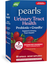 <{%PRIMARY_11861%}>Nature's Way® | Pearls Urinary Tract Health Probiotic + CranRx, 60 capsules