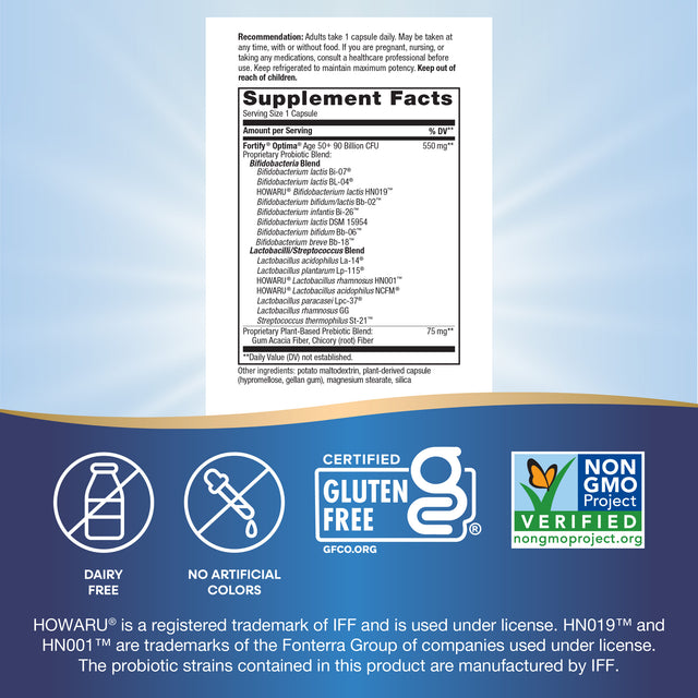 <{%MAIN4_15785%}>Nature's Way® | Fortify Optima Pre+Probiotic Age 50+ 90 Billion