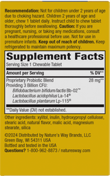 <{%360IMAGE9_11035%}>Nature's Way® | Primadophilus Kids Probiotic - right side of pack