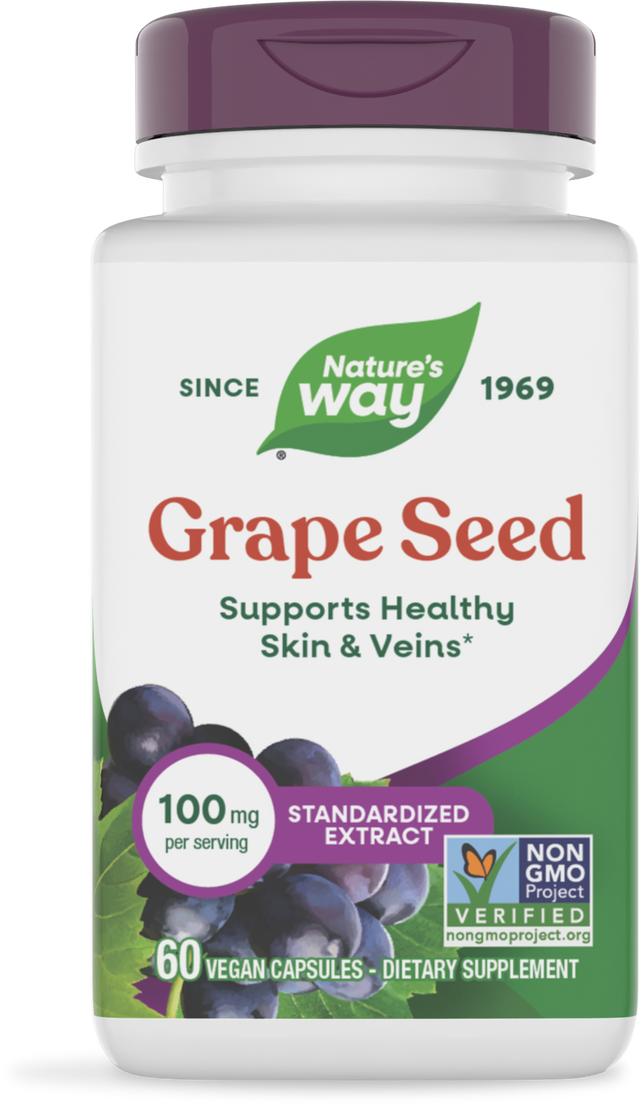 <{%PRIMARY_15352%}>Nature's Way® | Grape Seed Standardized Extract, 60 capsules
