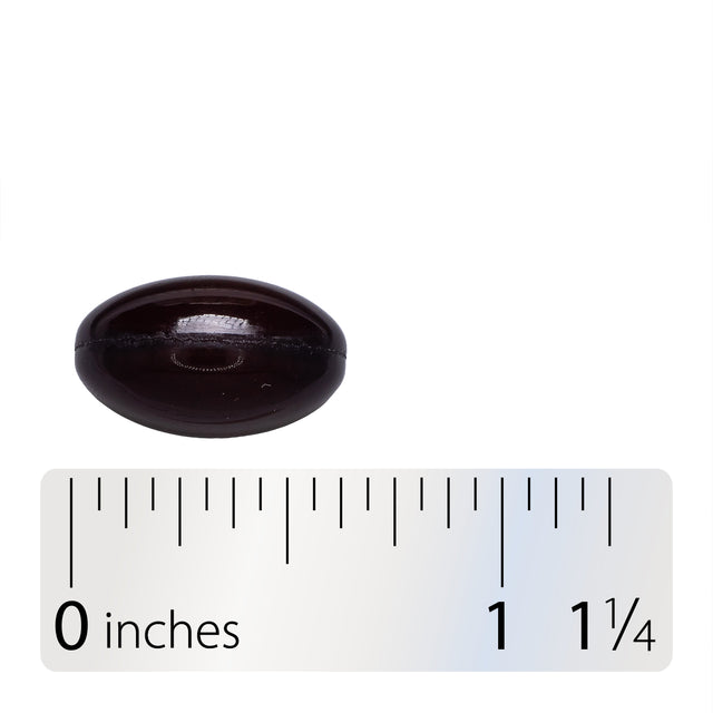 <{%360IMAGE4_11094%}>Nature's Way® | Alive! Hair, Skin & Nails Multivitamin - Softgel and ruler
