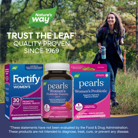 <{%MAIN11_14719%}>Nature's Way® | Pearls Women's Probiotic Gummy 3-in-1