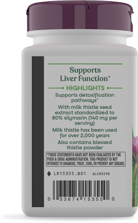 <{%360IMAGE6_15355%}>Nature's Way® | Milk Thistle - left side of pack