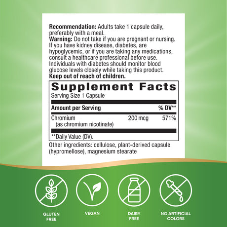 <{%MAIN4_41021%}>Nature's Way® | GTF Chromium Glucose Tolerance Factor
