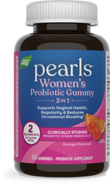 <{%PRIMARY_14719%}>Nature's Way® | Pearls Women's Probiotic Gummy 3-in-1, 50 gummies, Orange