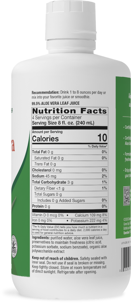 <{%360IMAGE1_14280%}>Nature's Way® | Aloe Vera Leaf Juice - right side of pack