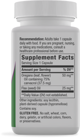 <{%360IMAGE1_15181%}>Nature's Way® | Oregano Oil - right side of pack