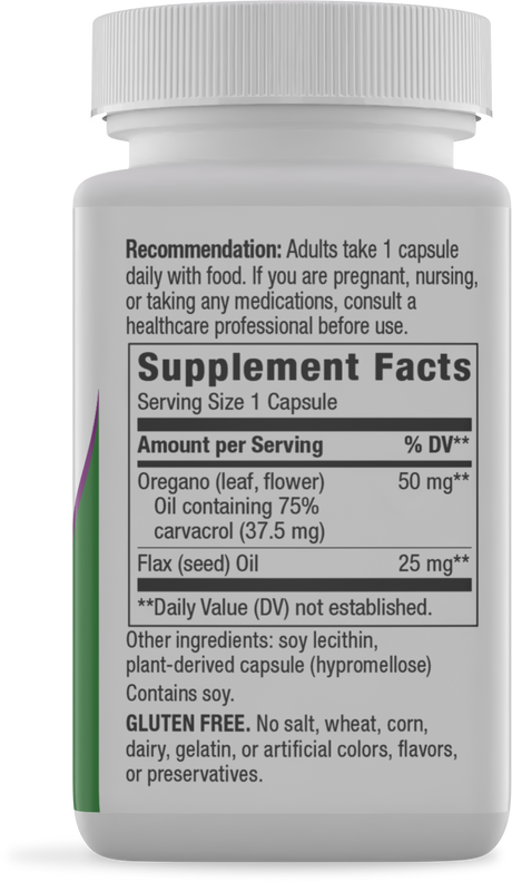 <{%360IMAGE1_15181%}>Nature's Way® | Oregano Oil - right side of pack