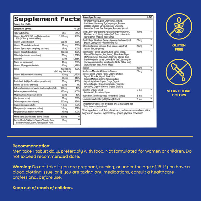 <{%MAIN5_15691%}>Nature's Way® | Alive! Men's 50+ Ultra Multivitamin