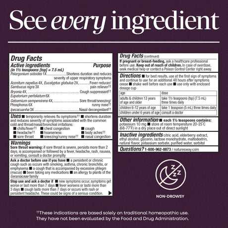 <{%MAIN4_15136%}>Nature's Way® | Sambucus Cold+Flu Relief Elderberry Syrup