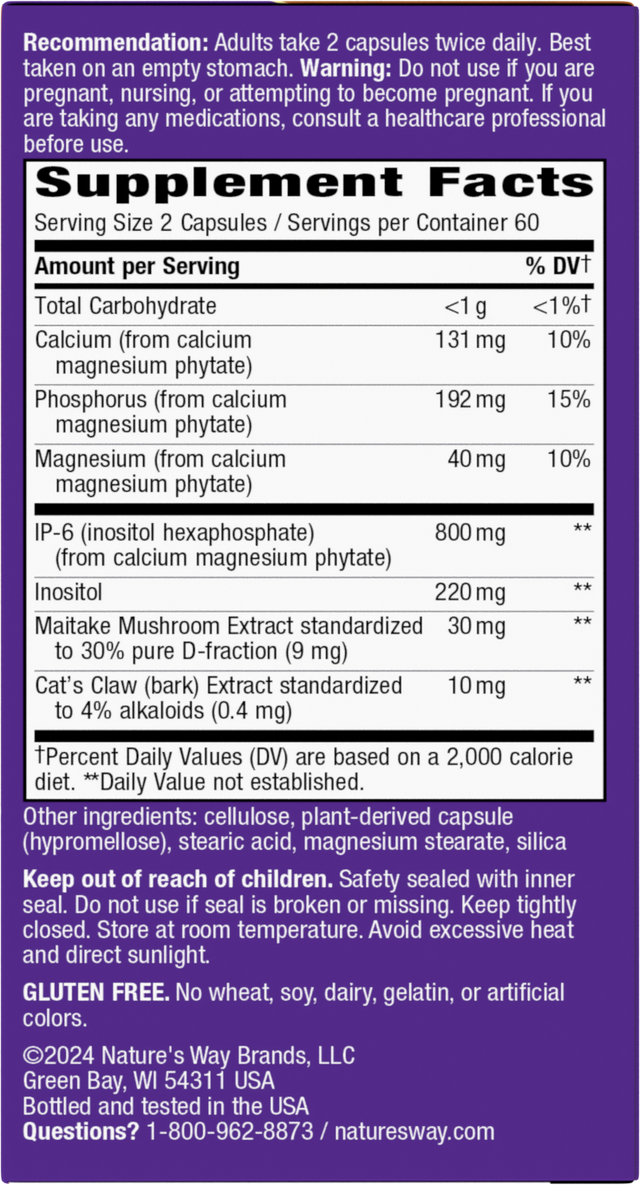 <{%360IMAGE1_05812%}>Nature's Way® | Cell Forté MAX3 - left side of pack