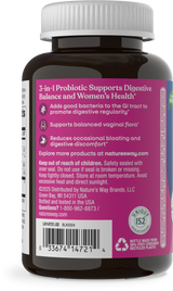 <{%360IMAGE2_14721%}>Nature's Way® | Pearls Probiotic Women's Gummy 3-in-1  - left side of pack