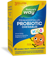 <{%PRIMARY_14242%}>Nature's Way® | Primadophilus Kids Probiotic Chewables, 30 chewables, Orange
