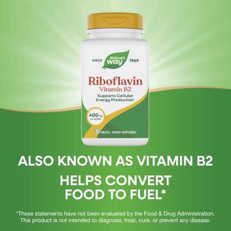 <{%MAIN3_16843%}>Nature's Way® | Riboflavin Vitamin B2
