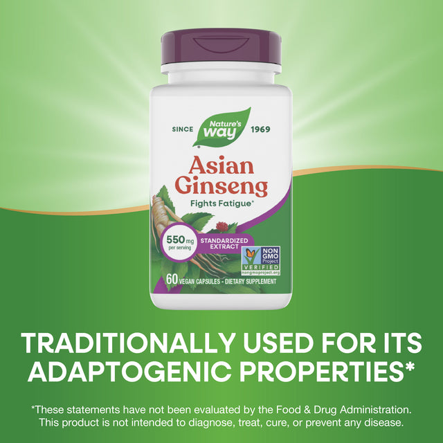 <{%MAIN3_61700%}>Nature's Way® | Asian Ginseng Standardized Extract