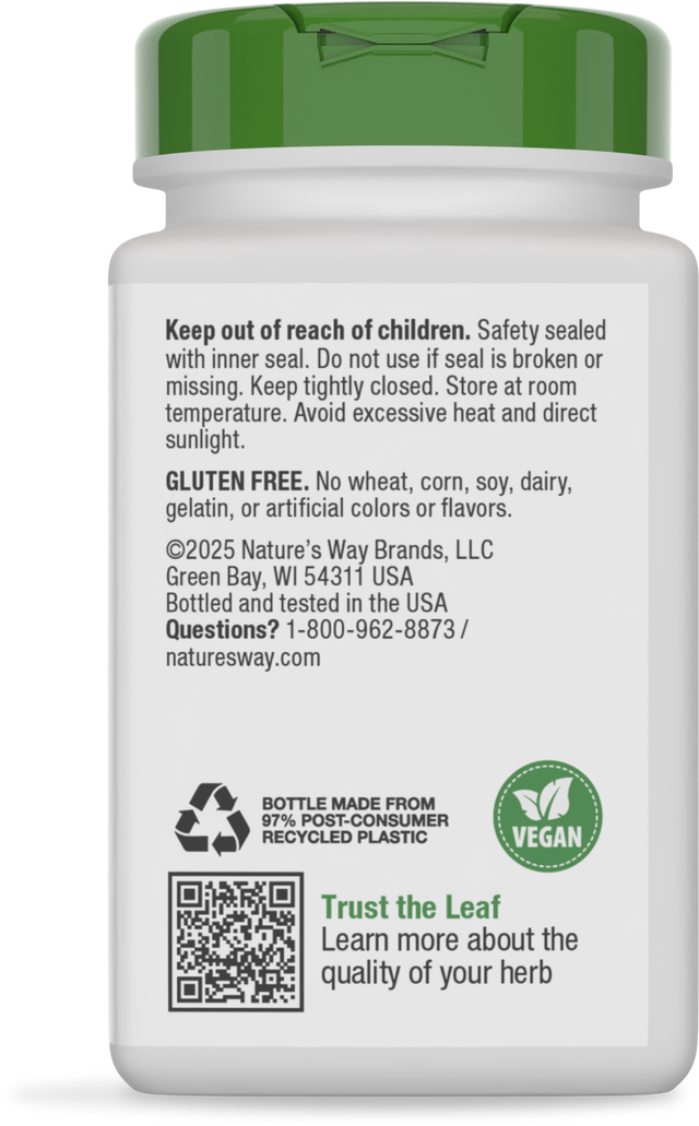<{%360IMAGE3_17700%}>Nature's Way® | Valerian Root - back of pack
