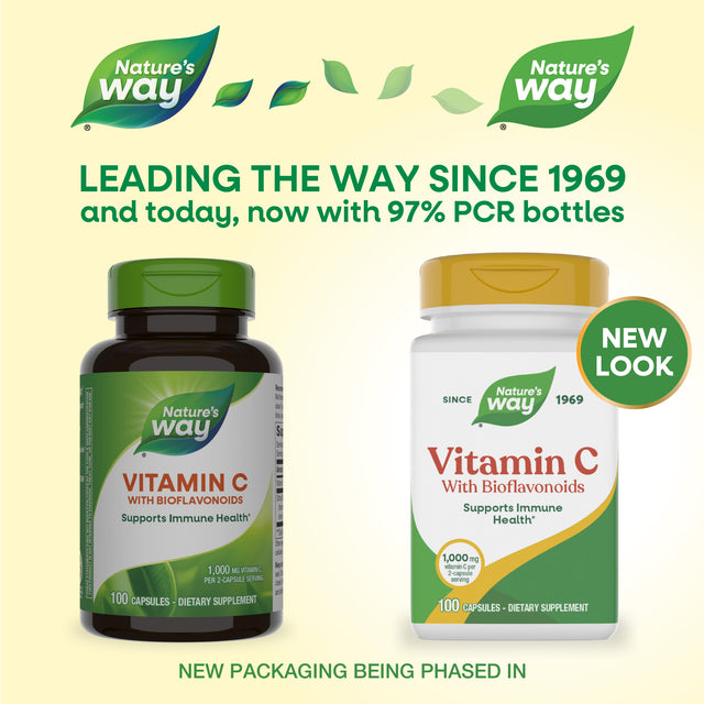 <{%MAIN1_40330%}>Nature's Way® | Vitamin C with Bioflavonoids - package updates old to new