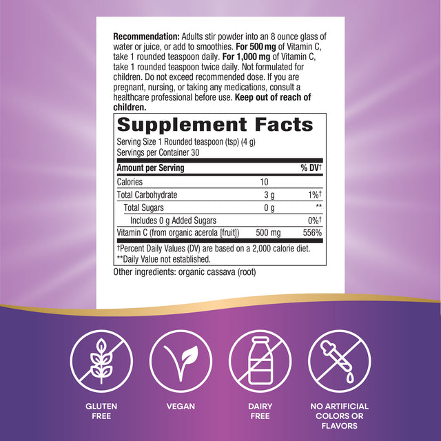 <{%MAIN4_15143%}>Nature's Way® | Alive! Vitamin C Powder Drink Mix