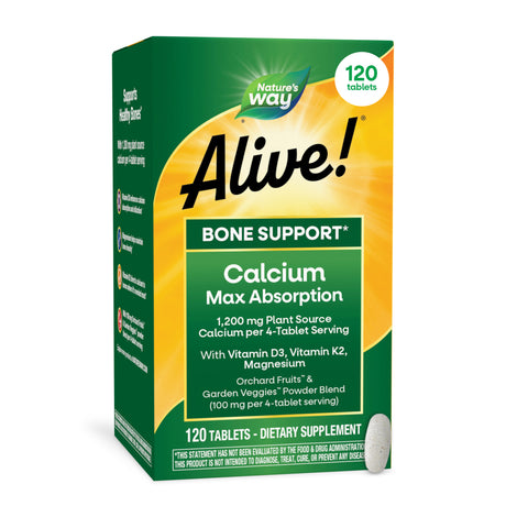 <{%MAIN6_15839%}>Nature's Way® | Alive! Calcium Bone Support