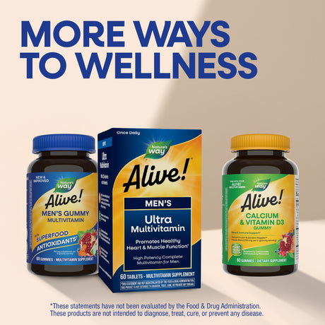<{%MAIN5_14066%}>Nature's Way® | Alive! Men's Gummy Multivitamin