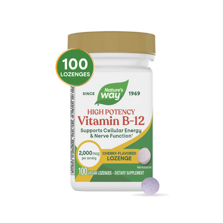 <{%MAIN6_40440%}>Nature's Way® | Vitamin B12 Lozenges High Potency