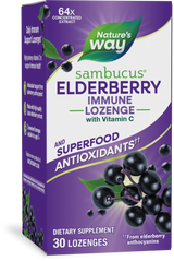 <{%PRIMARY_14001%}>Nature's Way® | Sambucus Elderberry Immune Lozenge, 30 lozenges, Elderberry