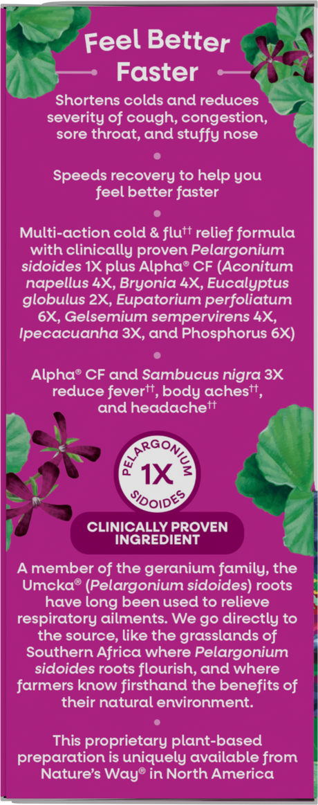 <{%360IMAGE3_15845%}>Nature's Way® | Umcka Cold & Flu Relief Elderberry Syrup - left side of pack