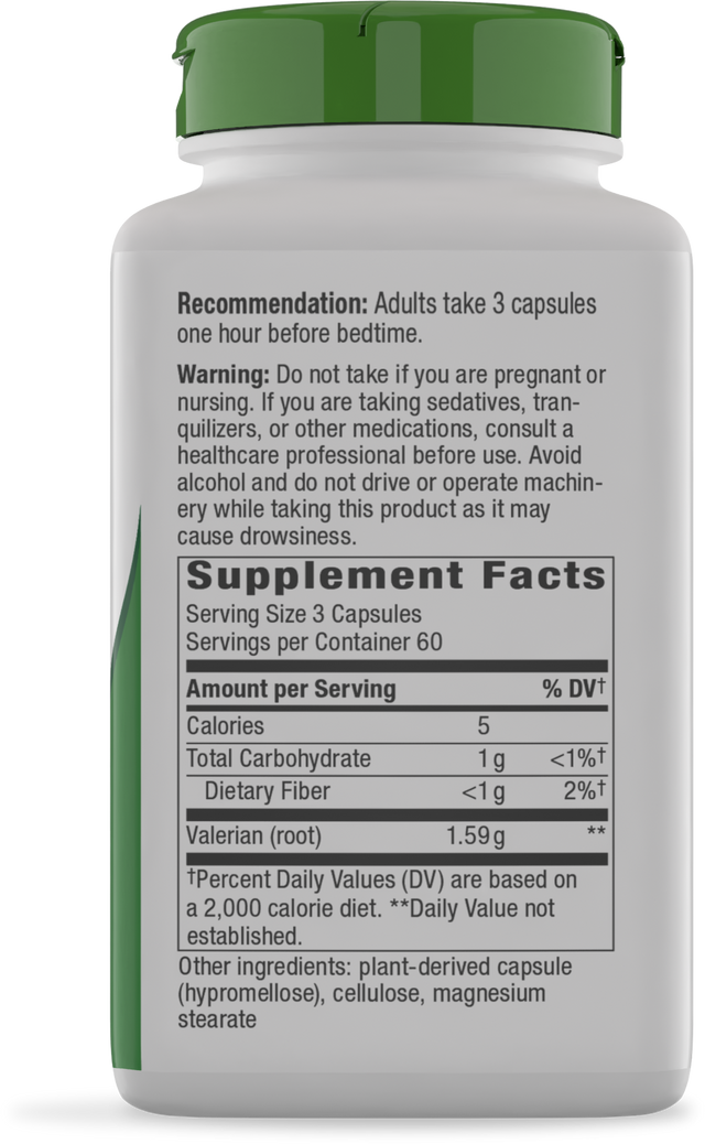 <{%360IMAGE5_17708%}>Nature's Way® | Valerian Root - right side of pack