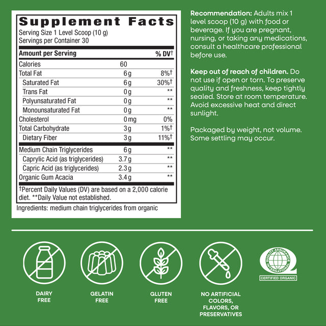 <{%MAIN5_15970%}>Nature's Way® | Organic MCT Oil Powder