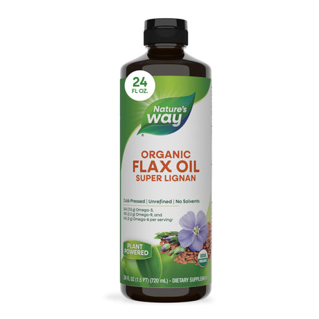 <{%MAIN12_15429%}>Nature's Way® | Organic Flax Oil Super Lignan