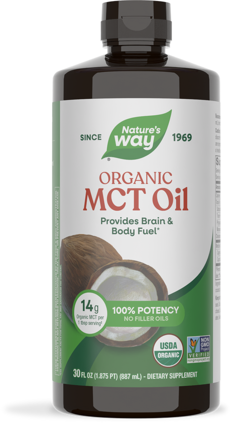 <{%PRIMARY_11772%}>Nature's Way® | Organic MCT Oil, 30 fl oz (887 ml)