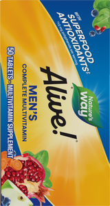 <{%360IMAGE6_13660%}>Nature's Way® | Alive! Men's Complete Multivitamin - left side of pack