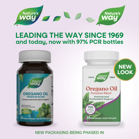 <{%MAIN1_15181%}>Nature's Way® | Oregano Oil - package updates old to new