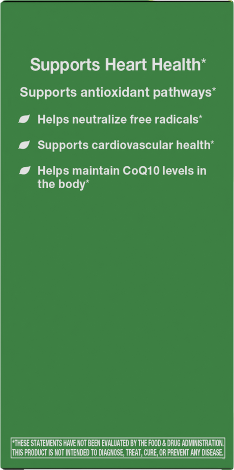 <{%360IMAGE3_06113%}>Nature's Way® | SMART Q10 CoQ10 - left side of pack