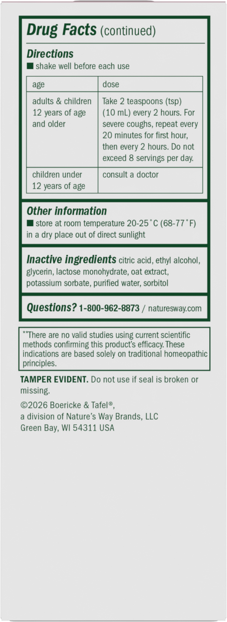 <{%360IMAGE2_16251%}>Nature's Way® | Cough & Bronchial - back of pack