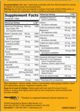 <{%360IMAGE1_13661%}>Nature's Way® | Alive! Men's 50+ Complete Multivitamin - back of pack