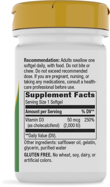 <{%360IMAGE5_15590%}>Nature's Way® | Vitamin D3 - right side of pack