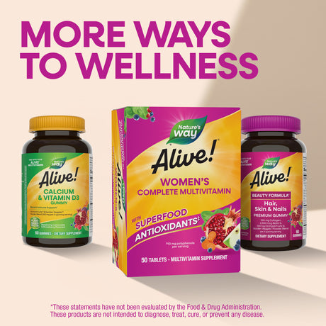 <{%MAIN13_13663%}>Nature's Way® | Alive! Women's Complete Multivitamin
