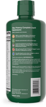 <{%360IMAGE2_15395%}>Nature's Way® | Alive! Max Potency Complete Liquid Multivitamin - left side of pack