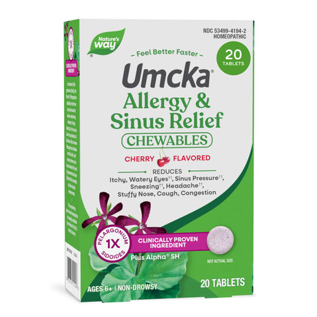 <{%MAIN6_12194%}>Nature's Way® | Umcka Allergy & Sinus Relief Chewables