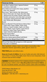 <{%360IMAGE2_15679%}>Nature's Way® | Alive! Adult Ultra Multivitamin - back of pack