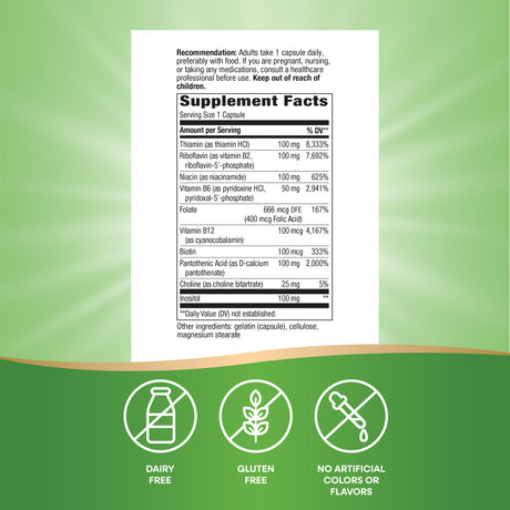 <{%MAIN4_40520%}>Nature's Way® | Vitamin B-100 Complex
