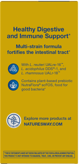 <{%360IMAGE6_15024%}>Nature's Way® | Primadophilus Reuteri Probiotics - left side of pack