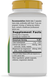 <{%360IMAGE1_41311%}>Nature's Way® | Calcium & Magnesium Mineral Complex - right side of pack