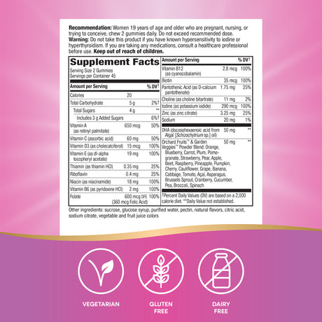 <{%MAIN4_10488%}>Nature's Way® | Alive! Daily Support Prenatal Gummy Multivitamin