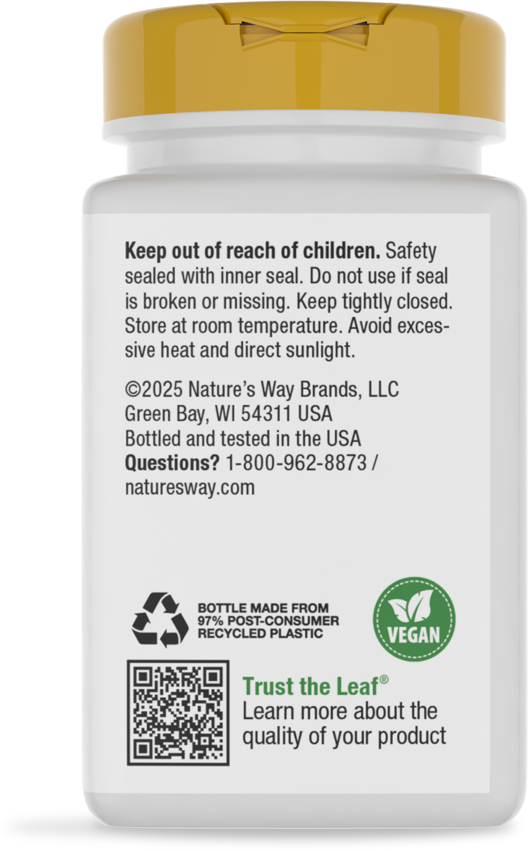 <{%360IMAGE7_15464%}>Nature's Way® | Vitamin C with Bioflavonoids Extra Strength - back of pack